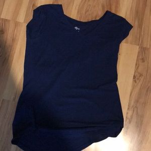 V neck royal blue tee